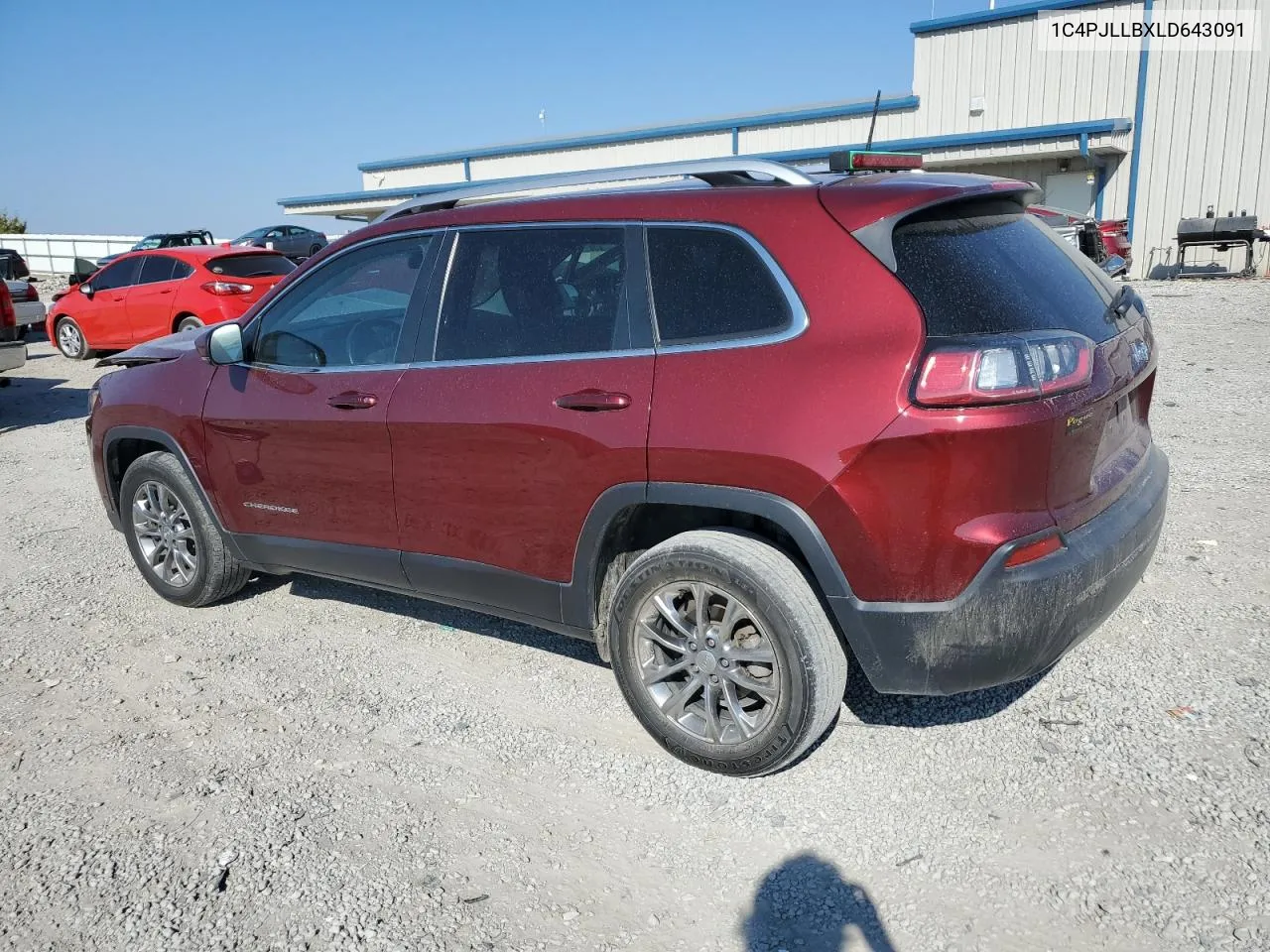 2020 Jeep Cherokee Latitude Plus VIN: 1C4PJLLBXLD643091 Lot: 78598474