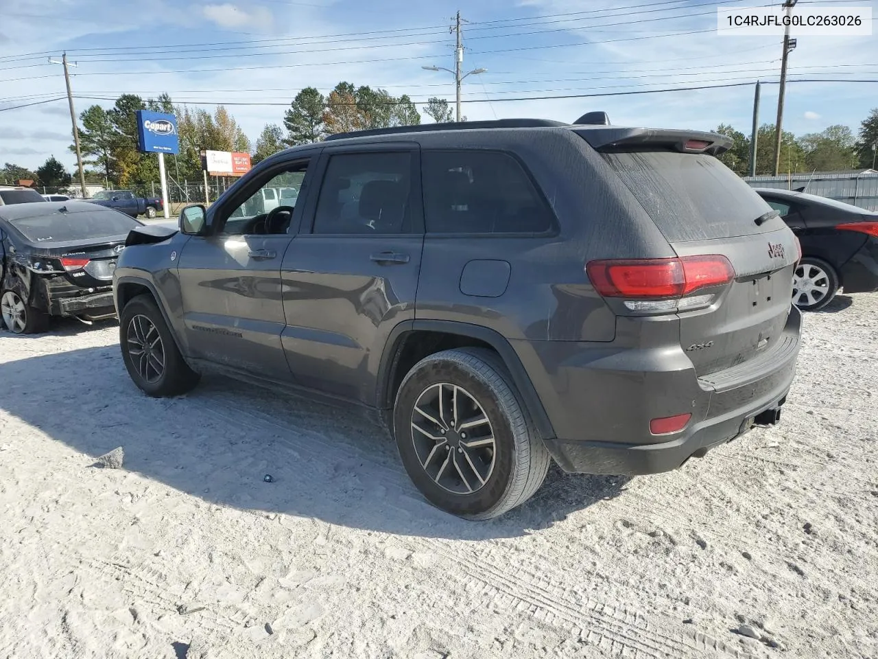 2020 Jeep Grand Cherokee Trailhawk VIN: 1C4RJFLG0LC263026 Lot: 78641314