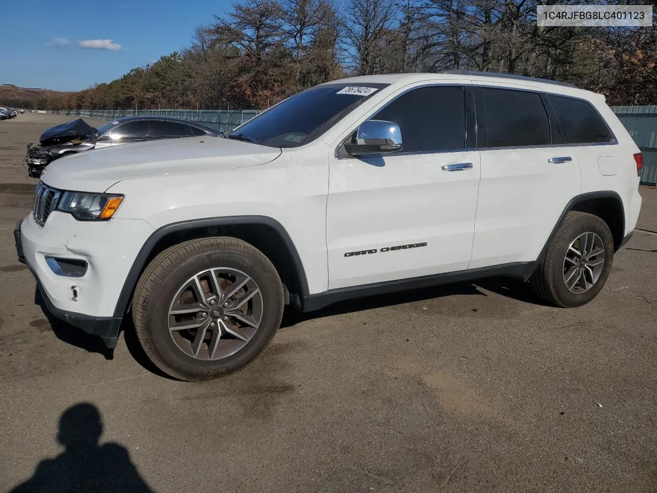 2020 Jeep Grand Cherokee Limited VIN: 1C4RJFBG8LC401123 Lot: 78678424