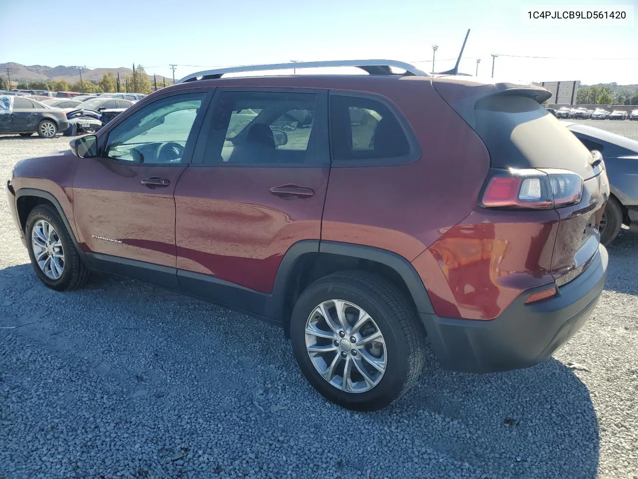 2020 Jeep Cherokee Latitude VIN: 1C4PJLCB9LD561420 Lot: 78929514