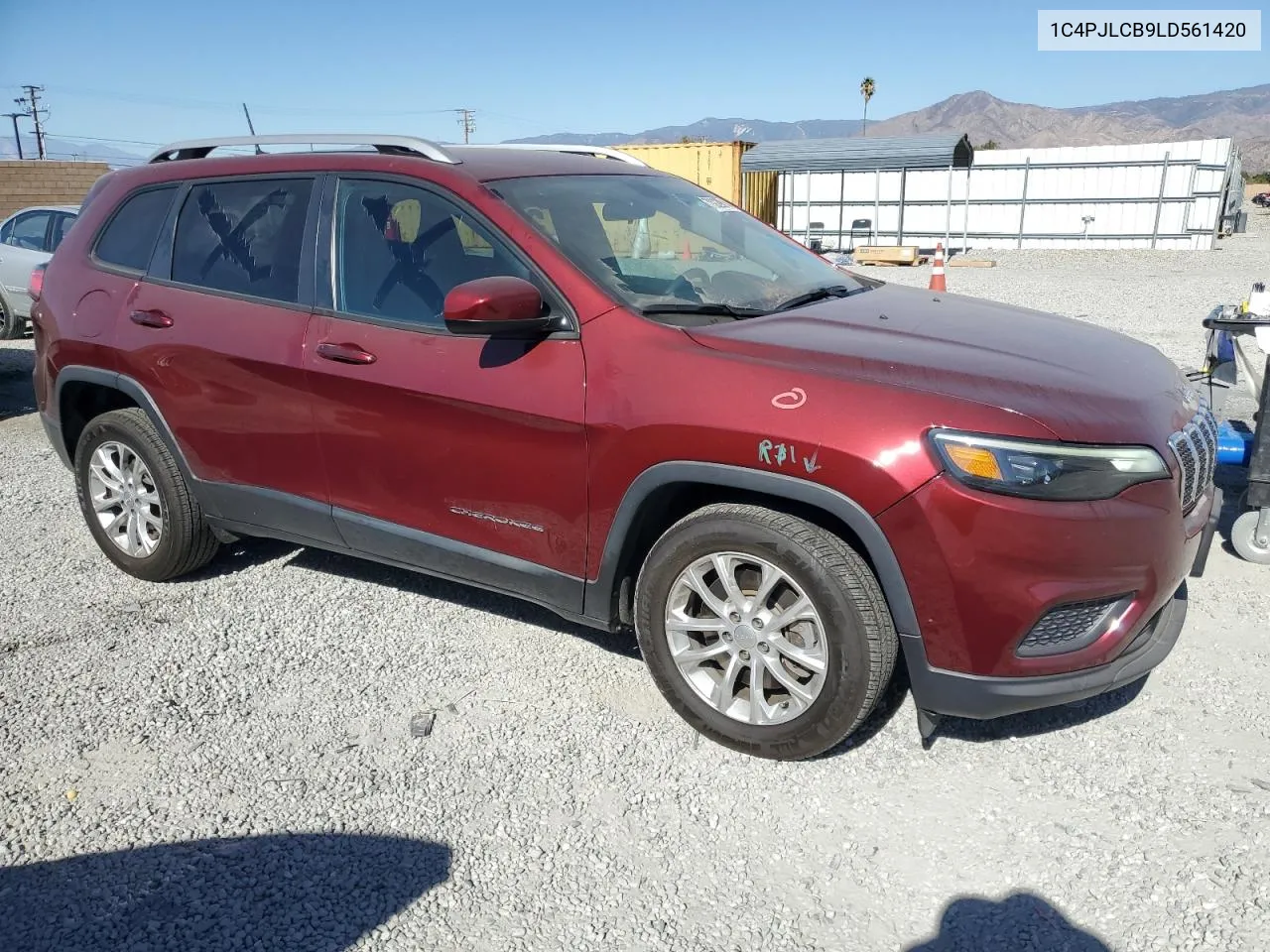 2020 Jeep Cherokee Latitude VIN: 1C4PJLCB9LD561420 Lot: 78929514