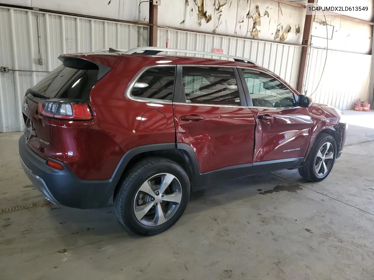 2020 Jeep Cherokee Limited VIN: 1C4PJMDX2LD613549 Lot: 79040704