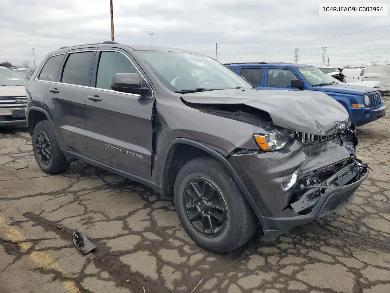 2020 Jeep Grand Cherokee Laredo VIN: 1C4RJFAG9LC303994 Lot: 79242944