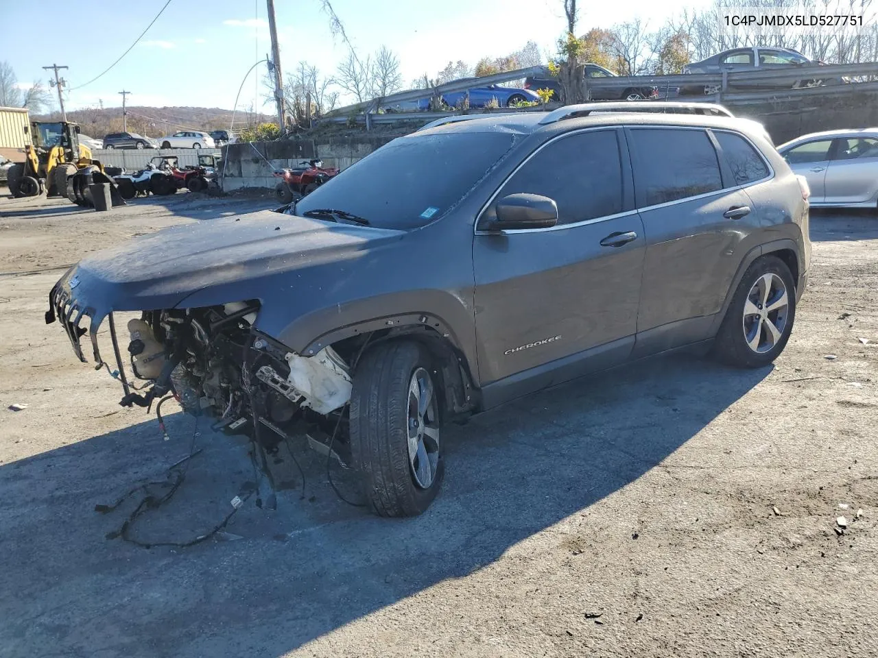 2020 Jeep Cherokee Limited VIN: 1C4PJMDX5LD527751 Lot: 79349314