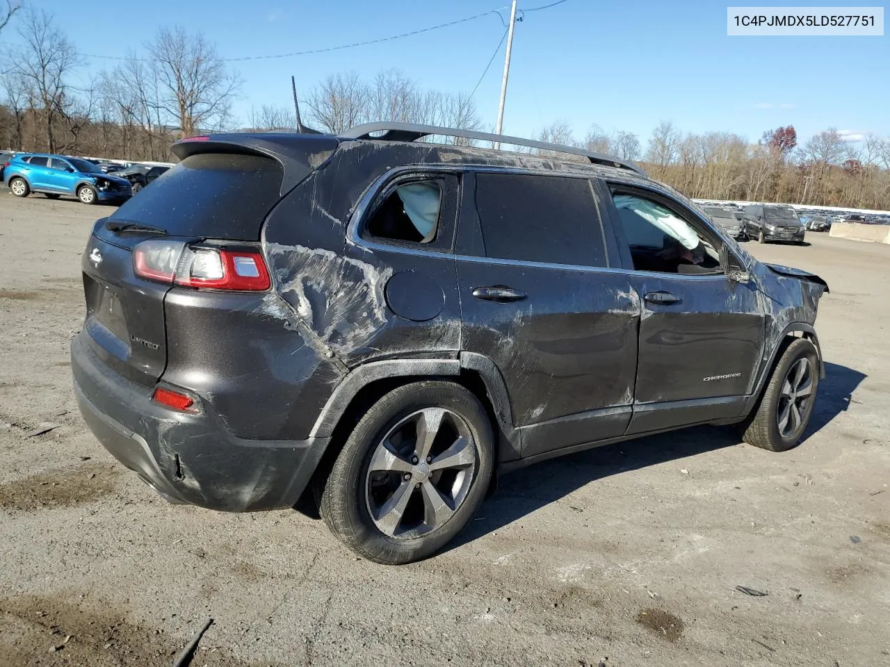 2020 Jeep Cherokee Limited VIN: 1C4PJMDX5LD527751 Lot: 79349314