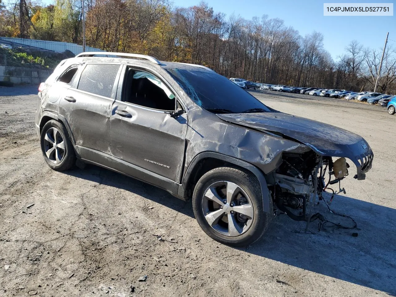 2020 Jeep Cherokee Limited VIN: 1C4PJMDX5LD527751 Lot: 79349314