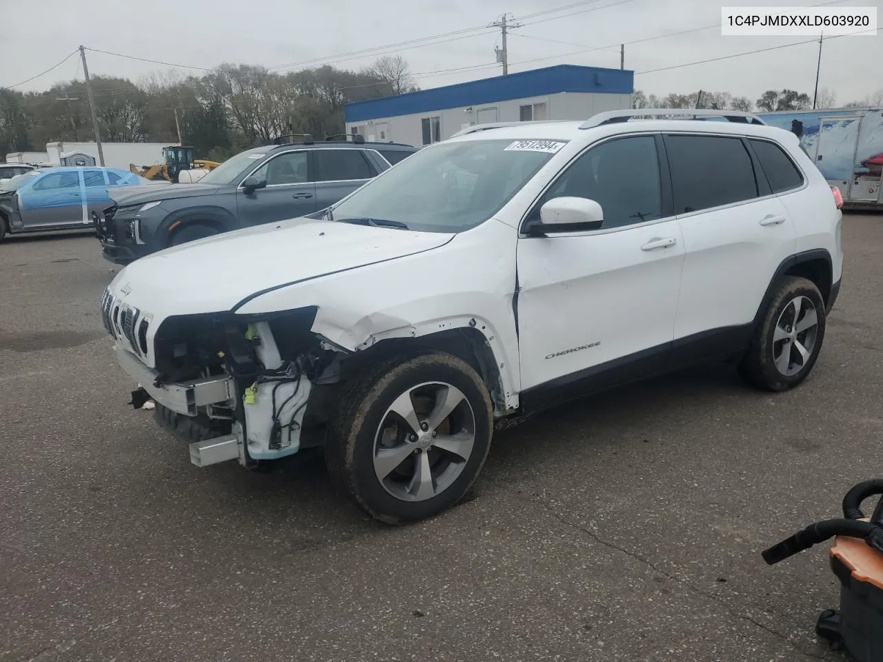 2020 Jeep Cherokee Limited VIN: 1C4PJMDXXLD603920 Lot: 79512994