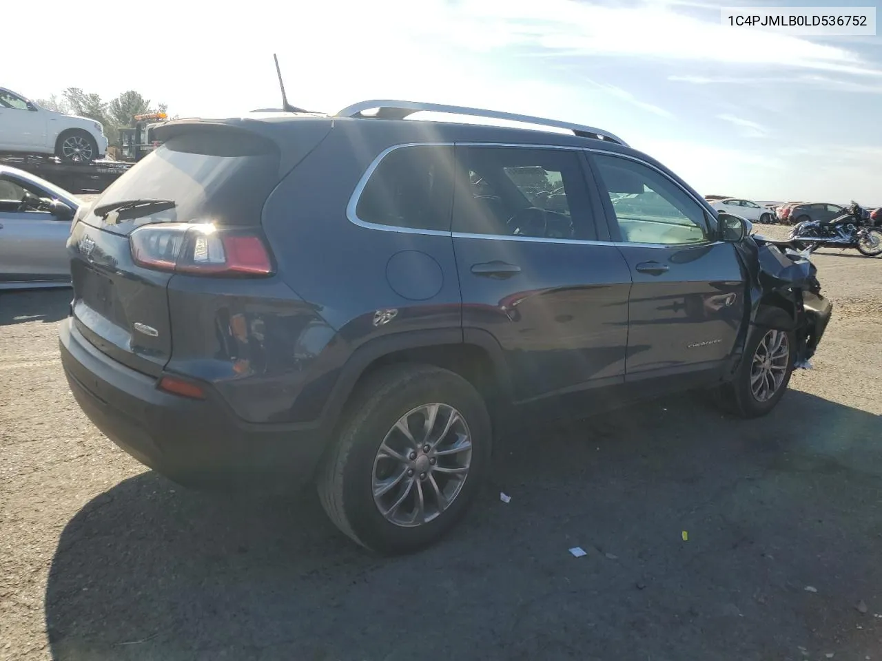 2020 Jeep Cherokee Latitude Plus VIN: 1C4PJMLB0LD536752 Lot: 79605684