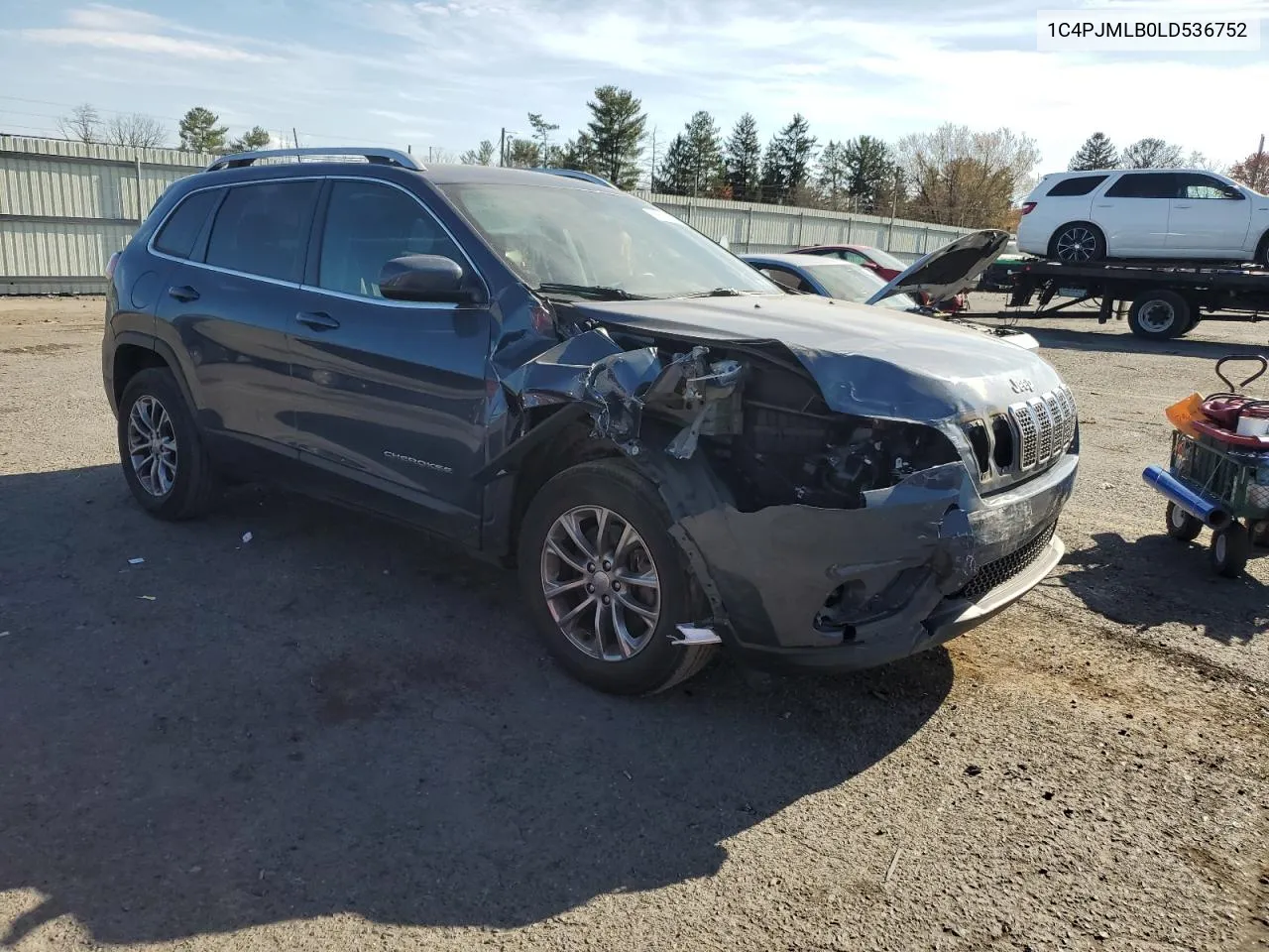 2020 Jeep Cherokee Latitude Plus VIN: 1C4PJMLB0LD536752 Lot: 79605684