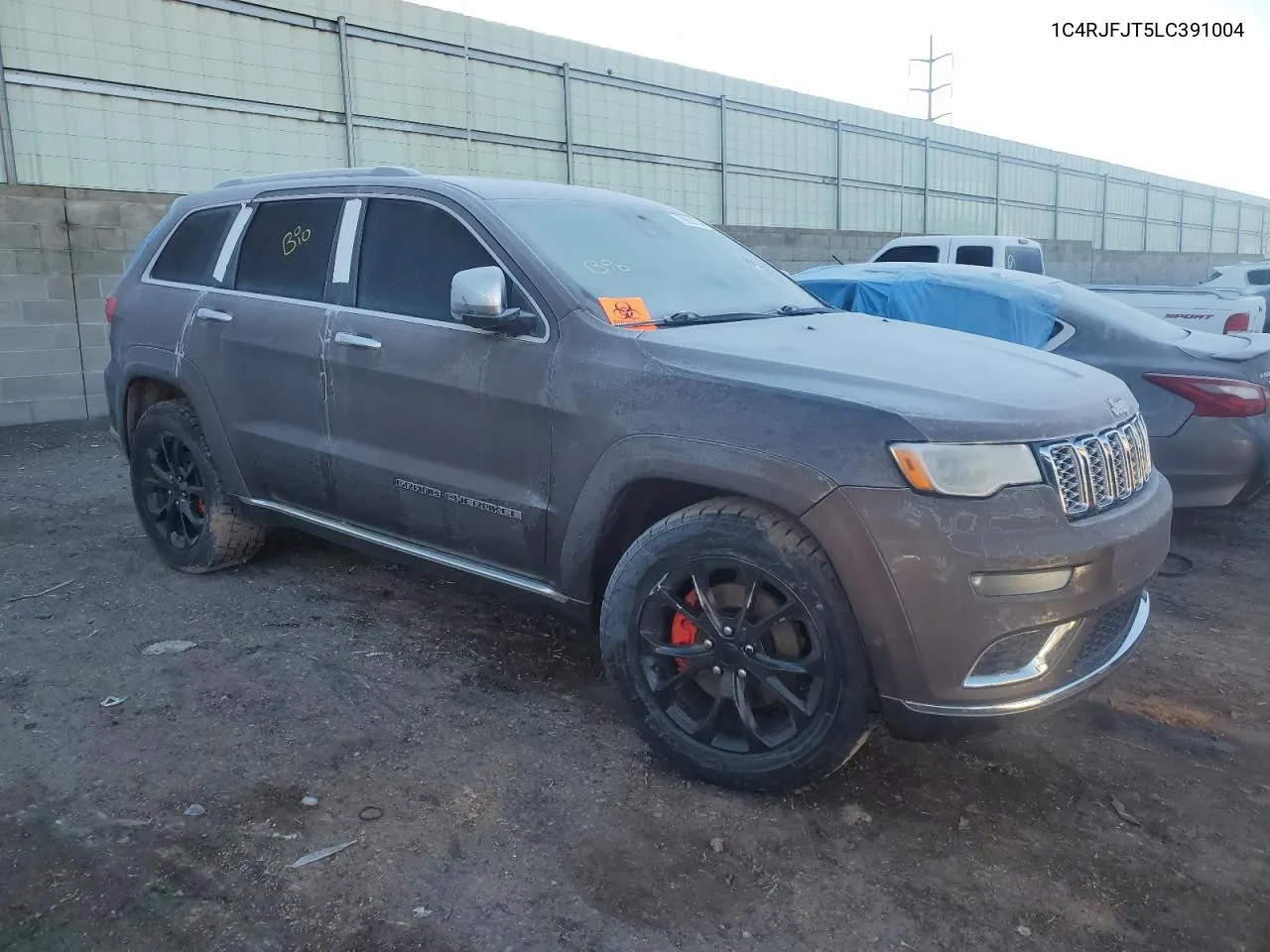 2020 Jeep Grand Cherokee Summit VIN: 1C4RJFJT5LC391004 Lot: 79650344