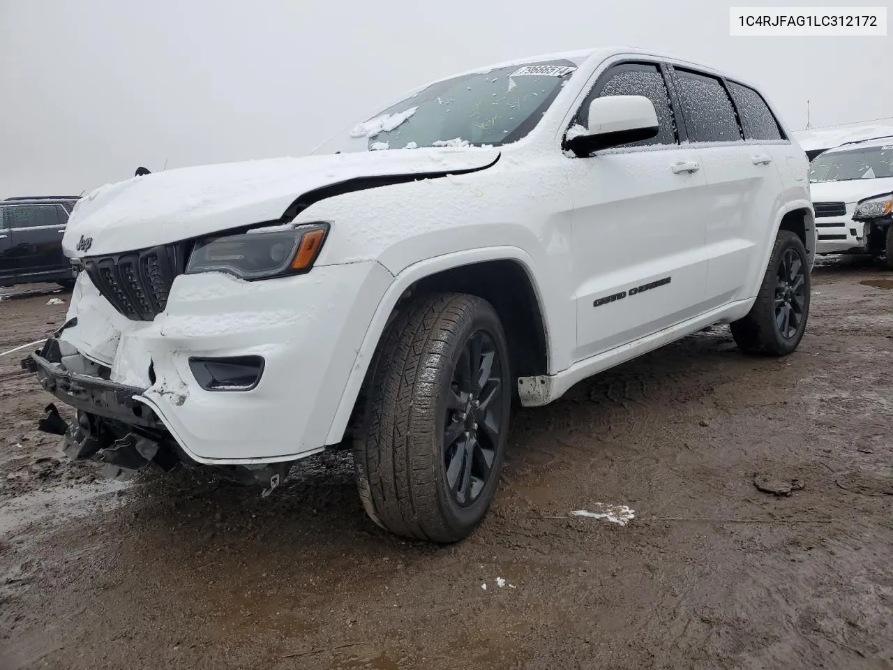 2020 Jeep Grand Cherokee Laredo VIN: 1C4RJFAG1LC312172 Lot: 79666514