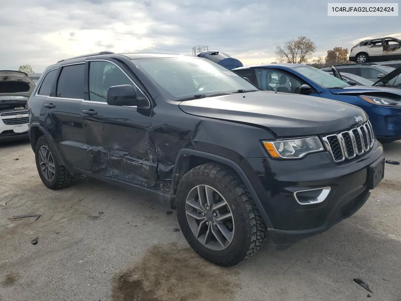 2020 Jeep Grand Cherokee Laredo VIN: 1C4RJFAG2LC242424 Lot: 79730454