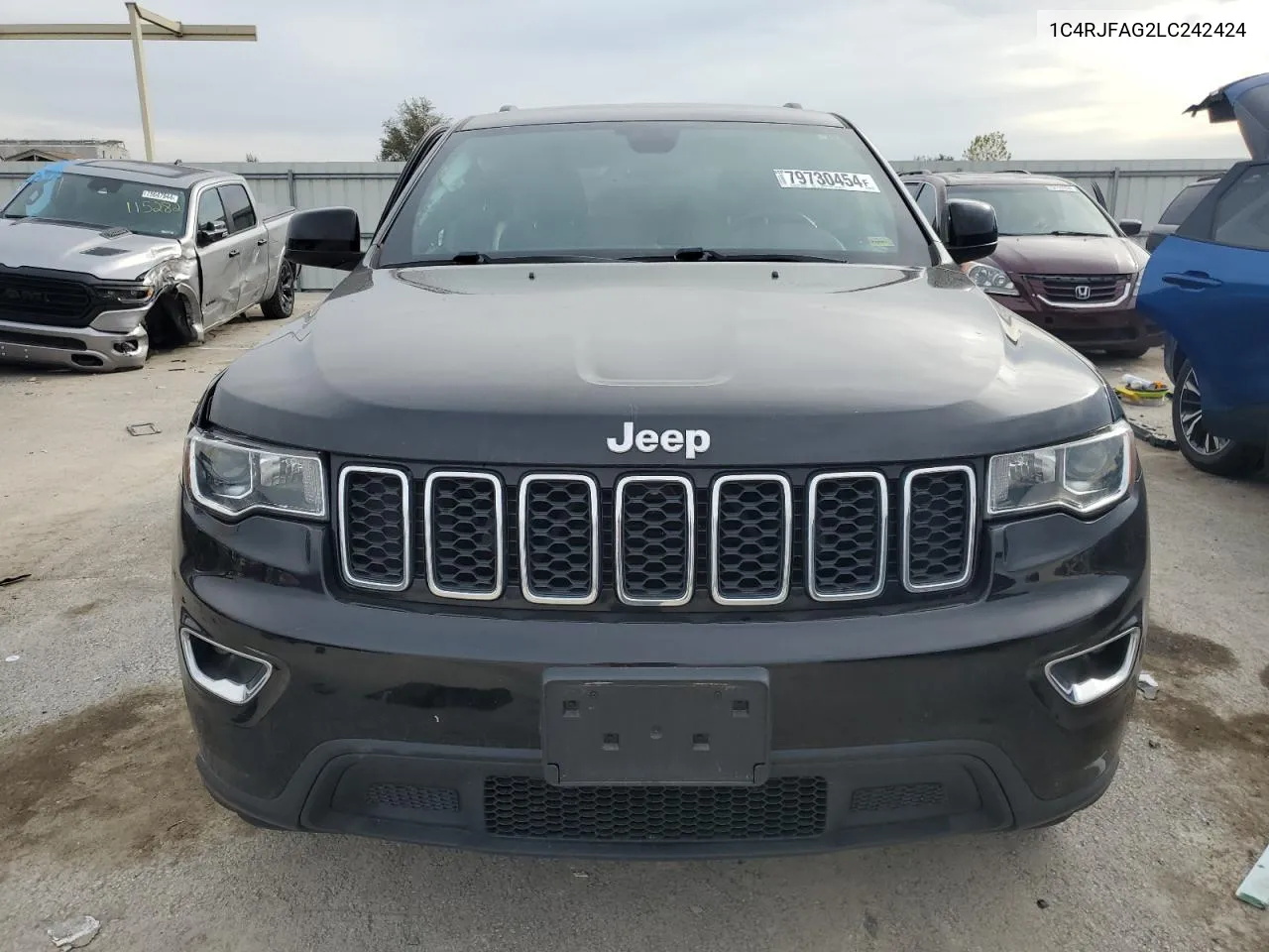 2020 Jeep Grand Cherokee Laredo VIN: 1C4RJFAG2LC242424 Lot: 79730454