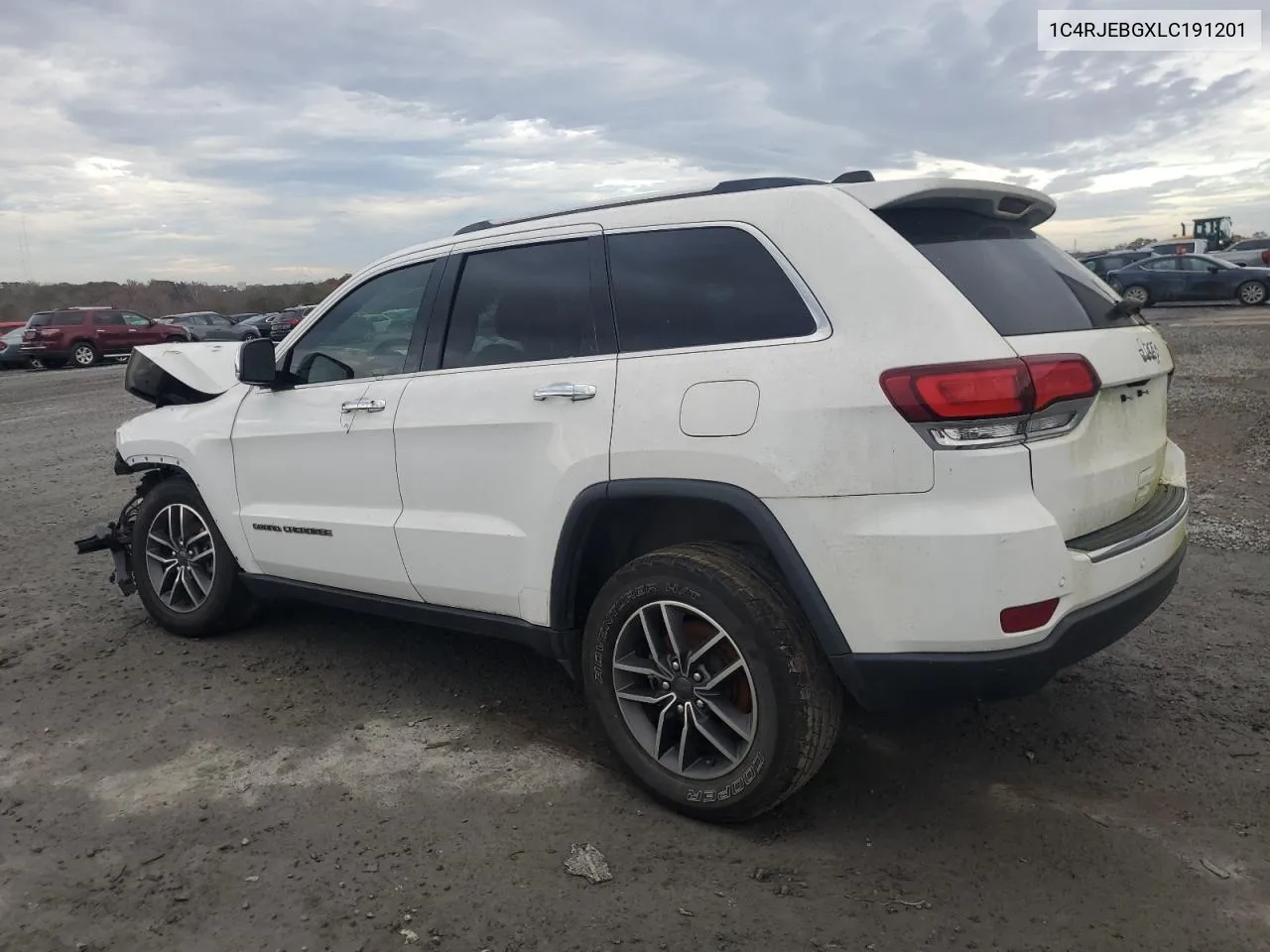 2020 Jeep Grand Cherokee Limited VIN: 1C4RJEBGXLC191201 Lot: 79854544