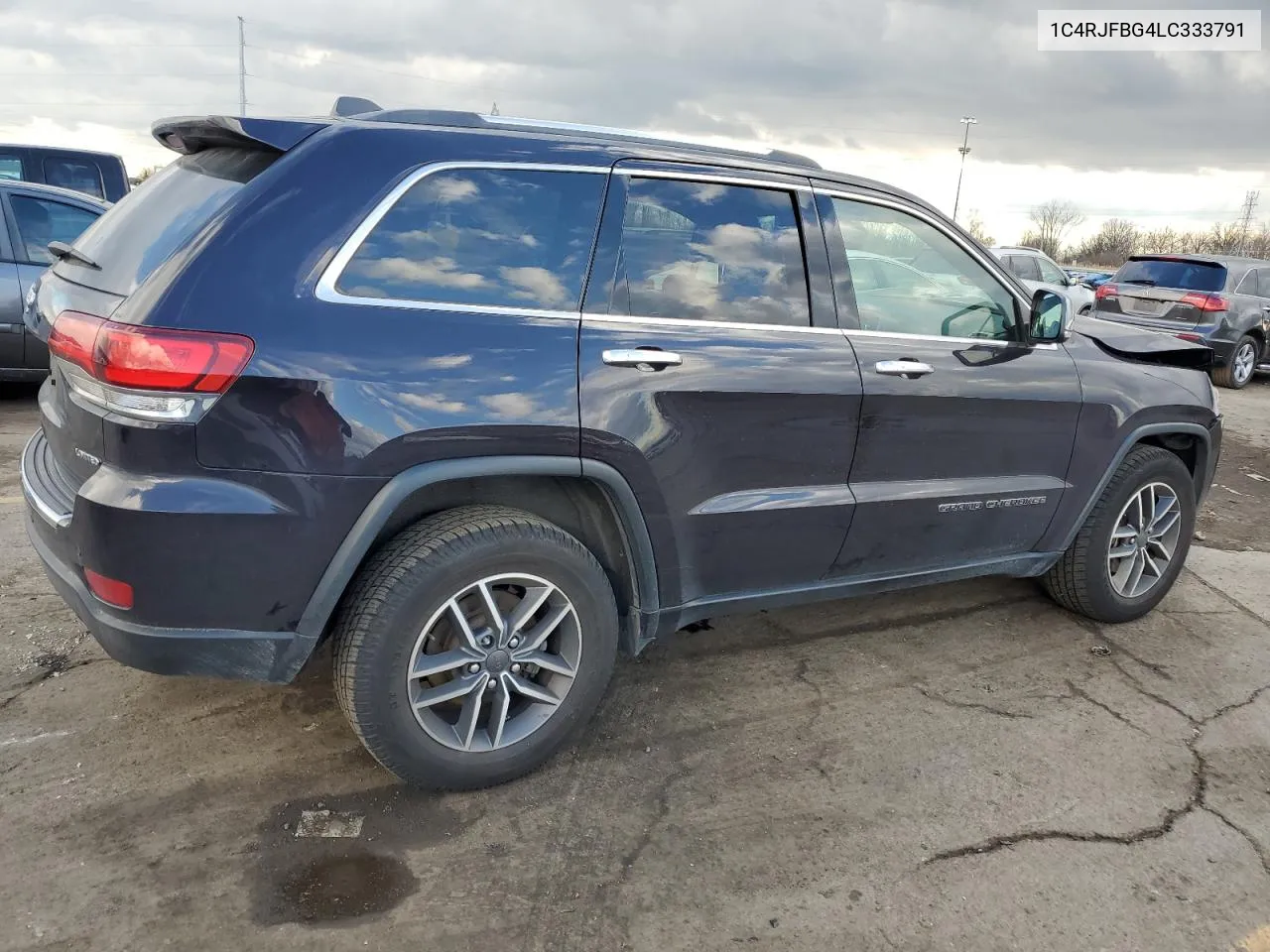 2020 Jeep Grand Cherokee Limited VIN: 1C4RJFBG4LC333791 Lot: 79996204