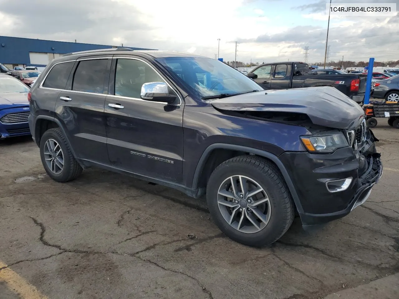 2020 Jeep Grand Cherokee Limited VIN: 1C4RJFBG4LC333791 Lot: 79996204