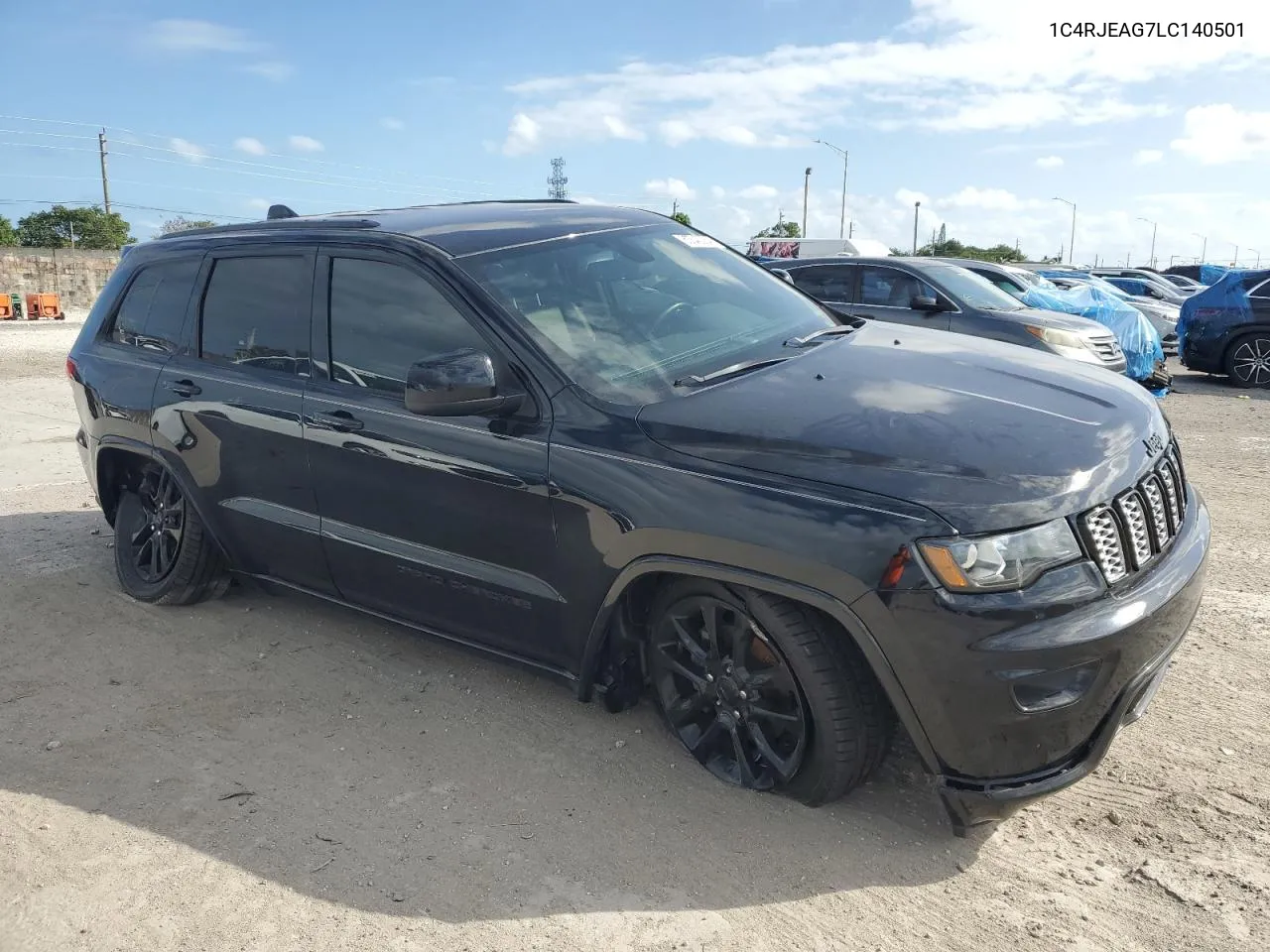 2020 Jeep Grand Cherokee Laredo VIN: 1C4RJEAG7LC140501 Lot: 80542284