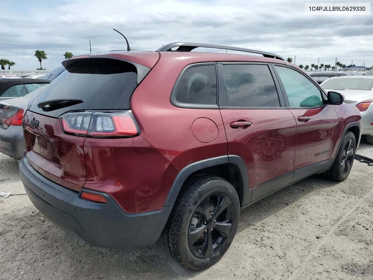 2020 Jeep Cherokee Latitude Plus VIN: 1C4PJLLB9LD629330 Lot: 80803284