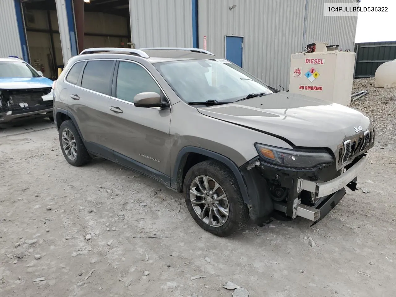 2020 Jeep Cherokee Latitude Plus VIN: 1C4PJLLB5LD536322 Lot: 80839264