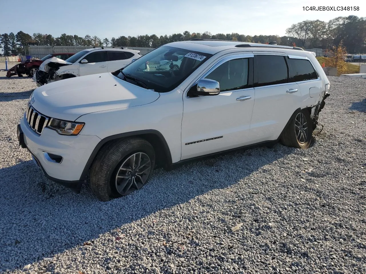 2020 Jeep Grand Cherokee Limited VIN: 1C4RJEBGXLC348158 Lot: 81236774