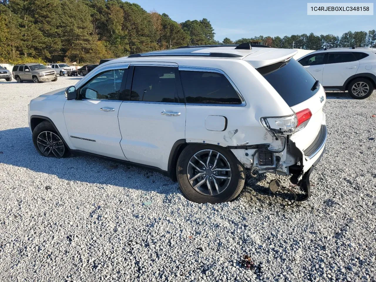 2020 Jeep Grand Cherokee Limited VIN: 1C4RJEBGXLC348158 Lot: 81236774