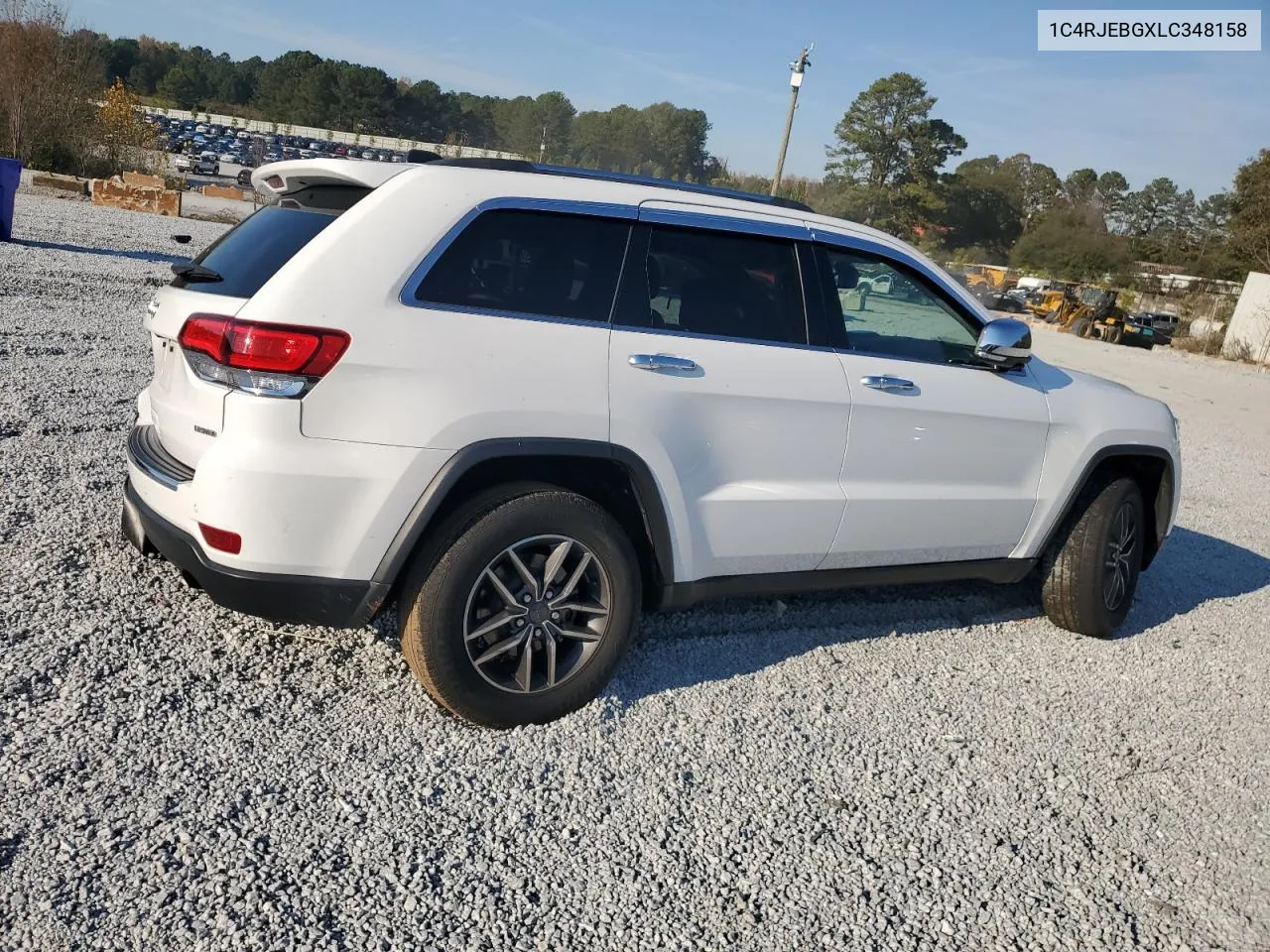 2020 Jeep Grand Cherokee Limited VIN: 1C4RJEBGXLC348158 Lot: 81236774