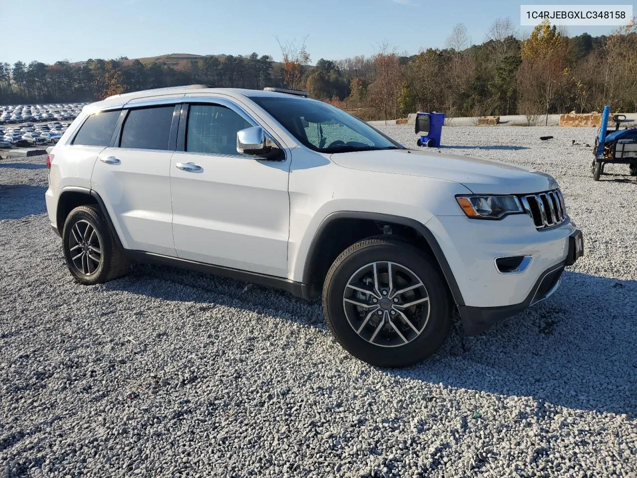 2020 Jeep Grand Cherokee Limited VIN: 1C4RJEBGXLC348158 Lot: 81236774