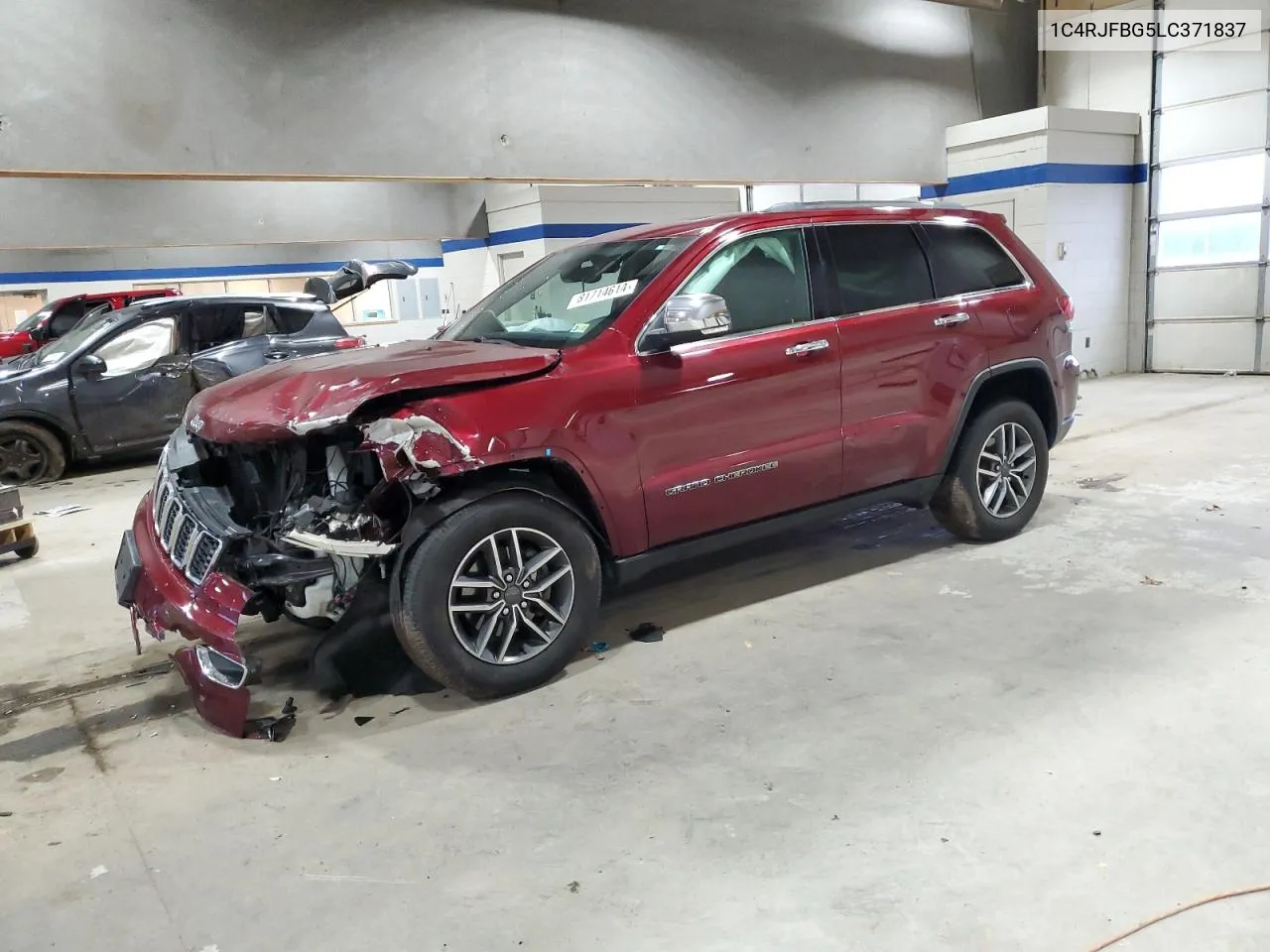 2020 Jeep Grand Cherokee Limited VIN: 1C4RJFBG5LC371837 Lot: 81714614