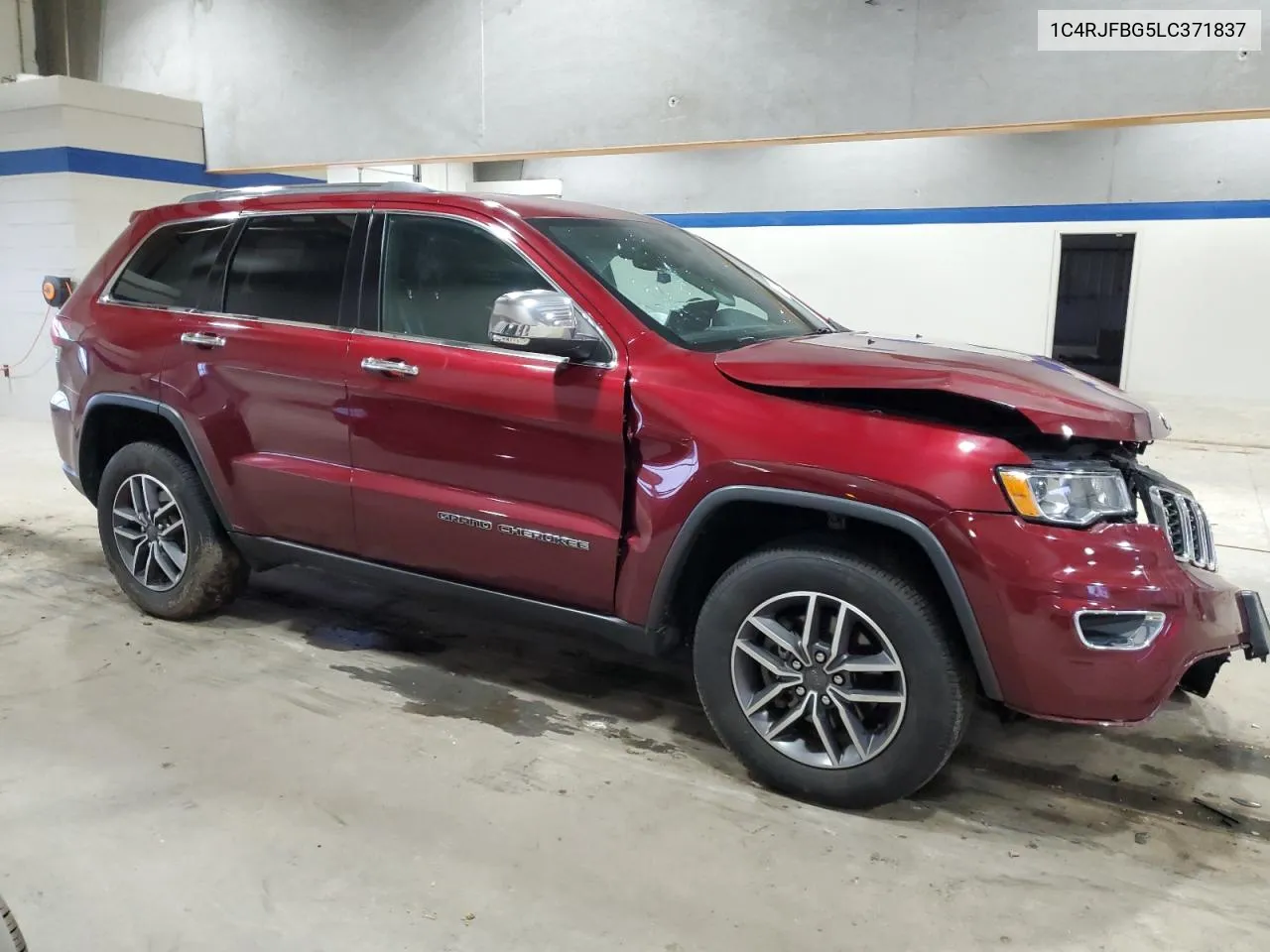 2020 Jeep Grand Cherokee Limited VIN: 1C4RJFBG5LC371837 Lot: 81714614