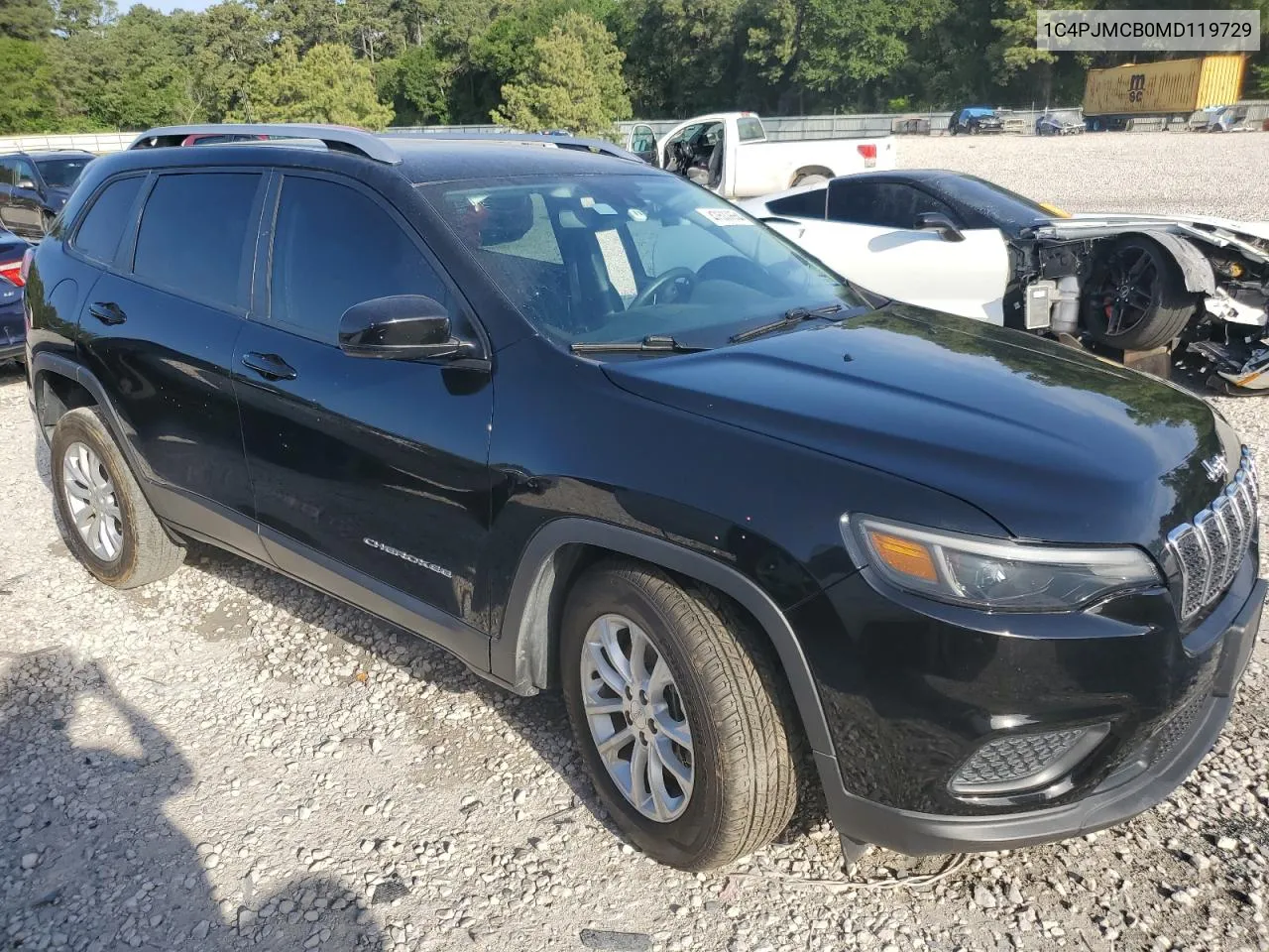 2021 Jeep Cherokee Latitude VIN: 1C4PJMCB0MD119729 Lot: 47537654