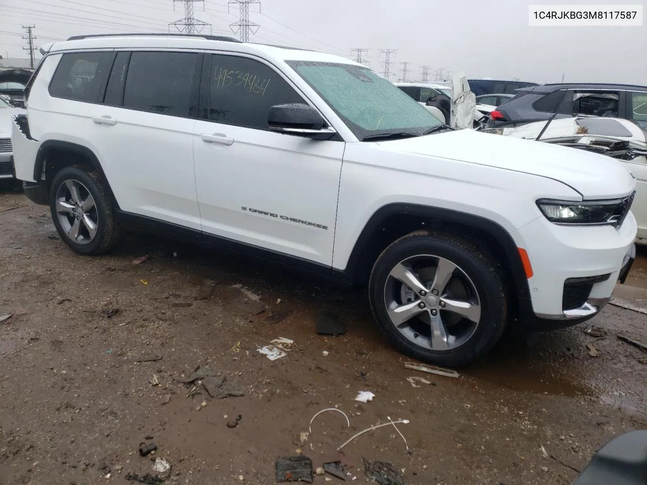 1C4RJKBG3M8117587 2021 Jeep Grand Cherokee L Limited