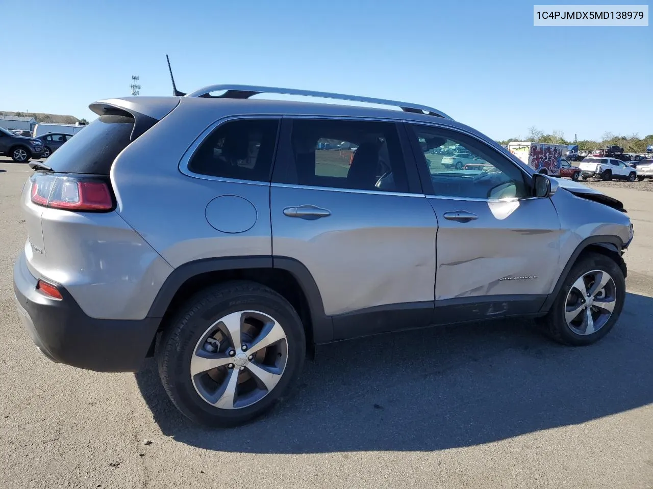 2021 Jeep Cherokee Limited VIN: 1C4PJMDX5MD138979 Lot: 50700114