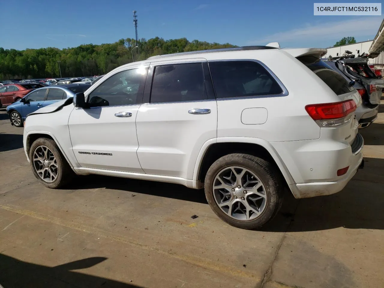 2021 Jeep Grand Cherokee Overland VIN: 1C4RJFCT1MC532116 Lot: 51382764