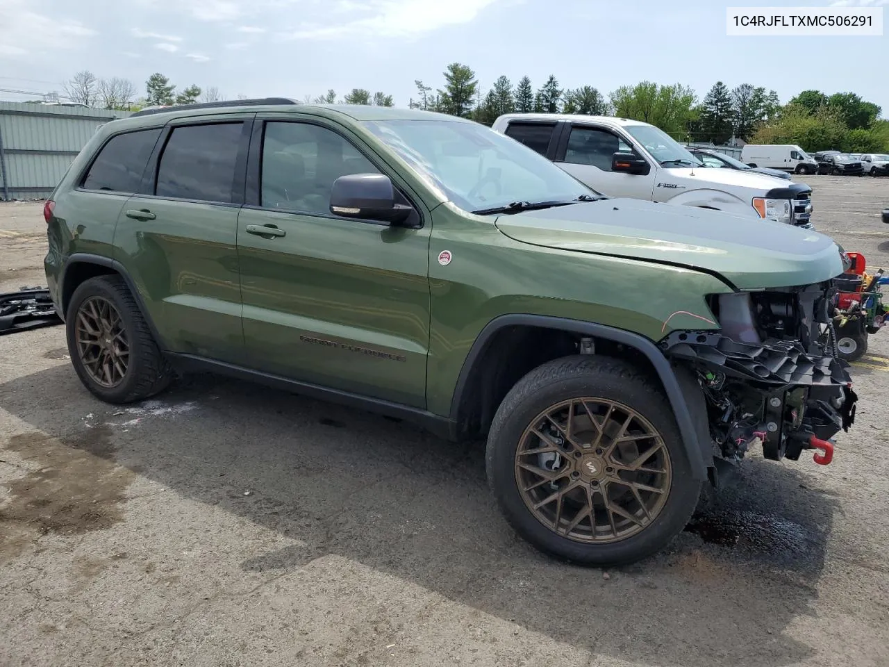 2021 Jeep Grand Cherokee Trailhawk VIN: 1C4RJFLTXMC506291 Lot: 52367974