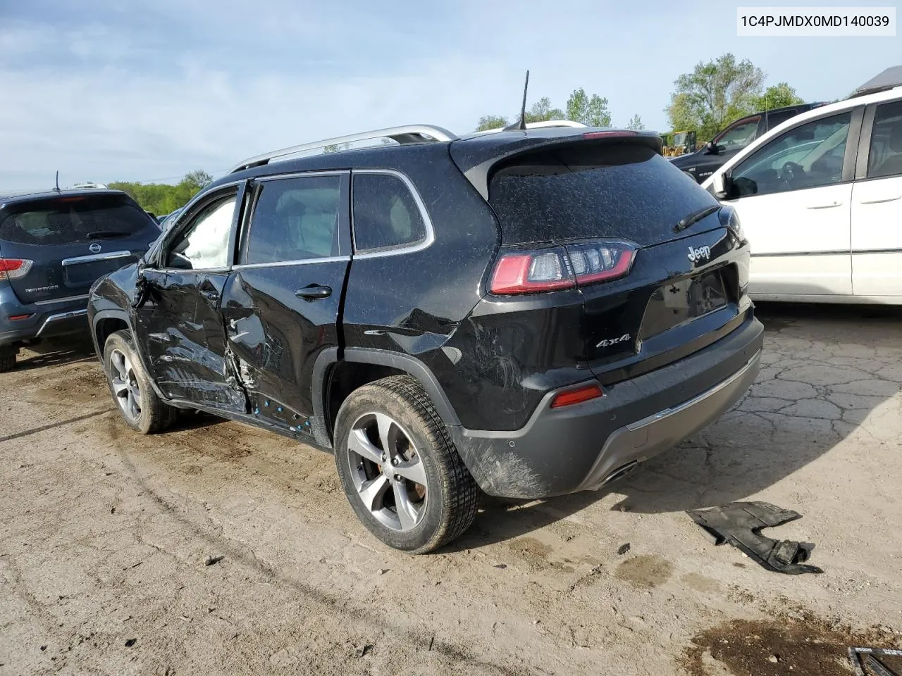 2021 Jeep Cherokee Limited VIN: 1C4PJMDX0MD140039 Lot: 53018834