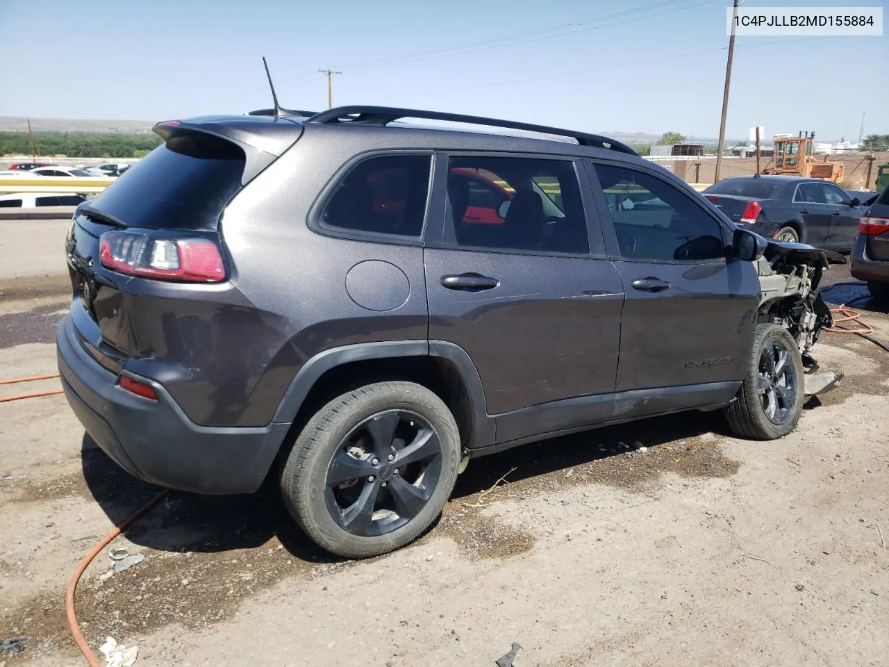 2021 Jeep Cherokee Latitude Plus VIN: 1C4PJLLB2MD155884 Lot: 55506974