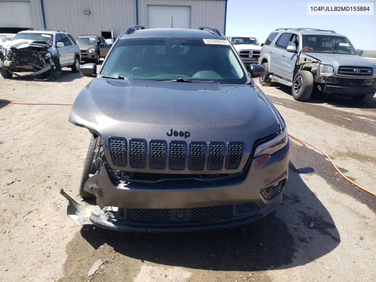 2021 Jeep Cherokee Latitude Plus VIN: 1C4PJLLB2MD155884 Lot: 55506974