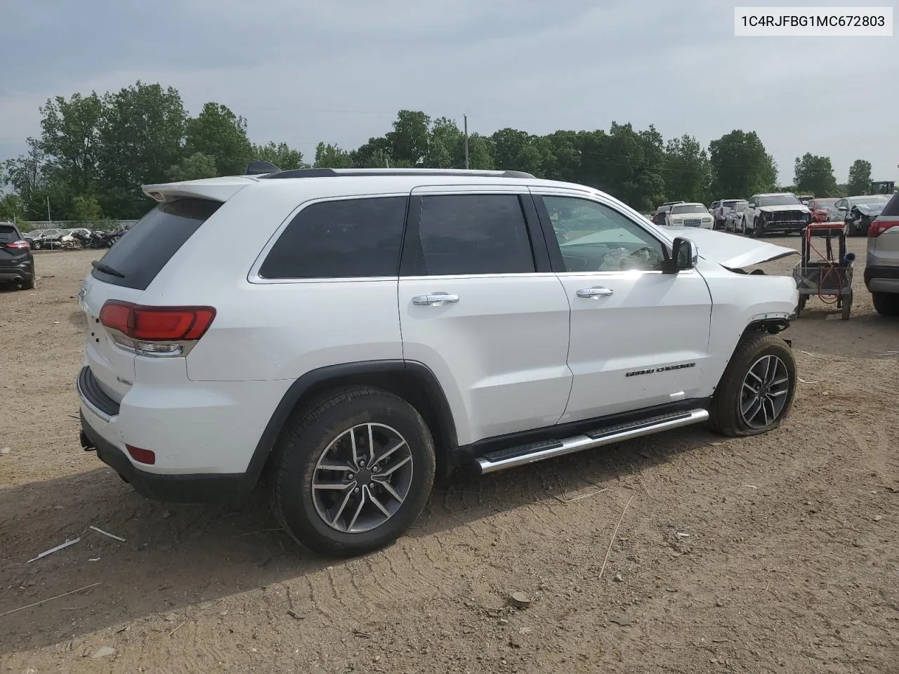 2021 Jeep Grand Cherokee Limited VIN: 1C4RJFBG1MC672803 Lot: 55891234