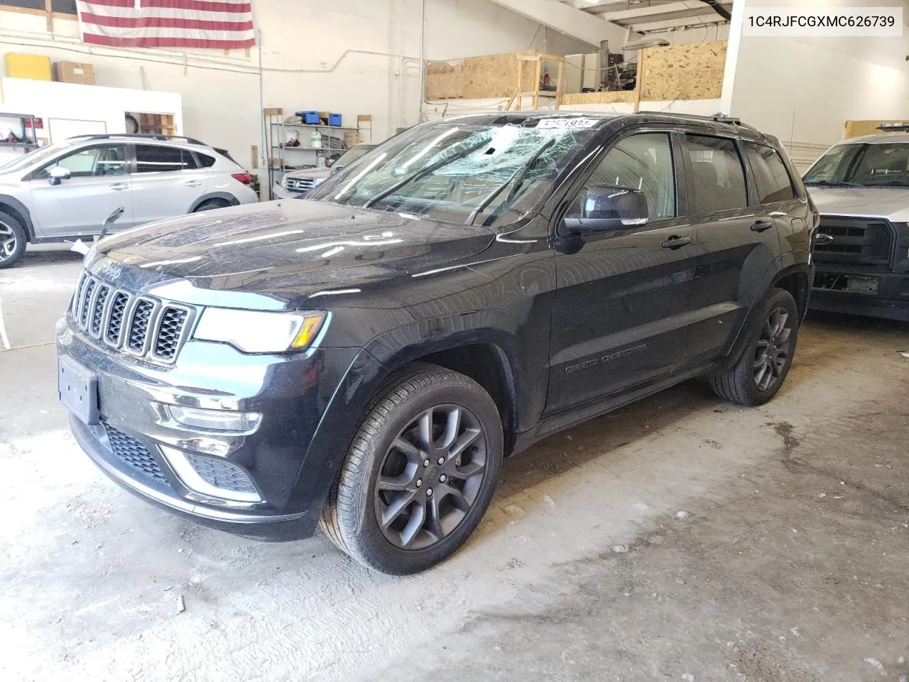 2021 Jeep Grand Cherokee Overland VIN: 1C4RJFCGXMC626739 Lot: 57521934