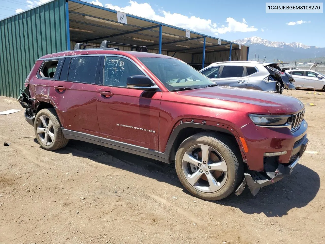 2021 Jeep Grand Cherokee L Limited VIN: 1C4RJKBG6M8108270 Lot: 57732004