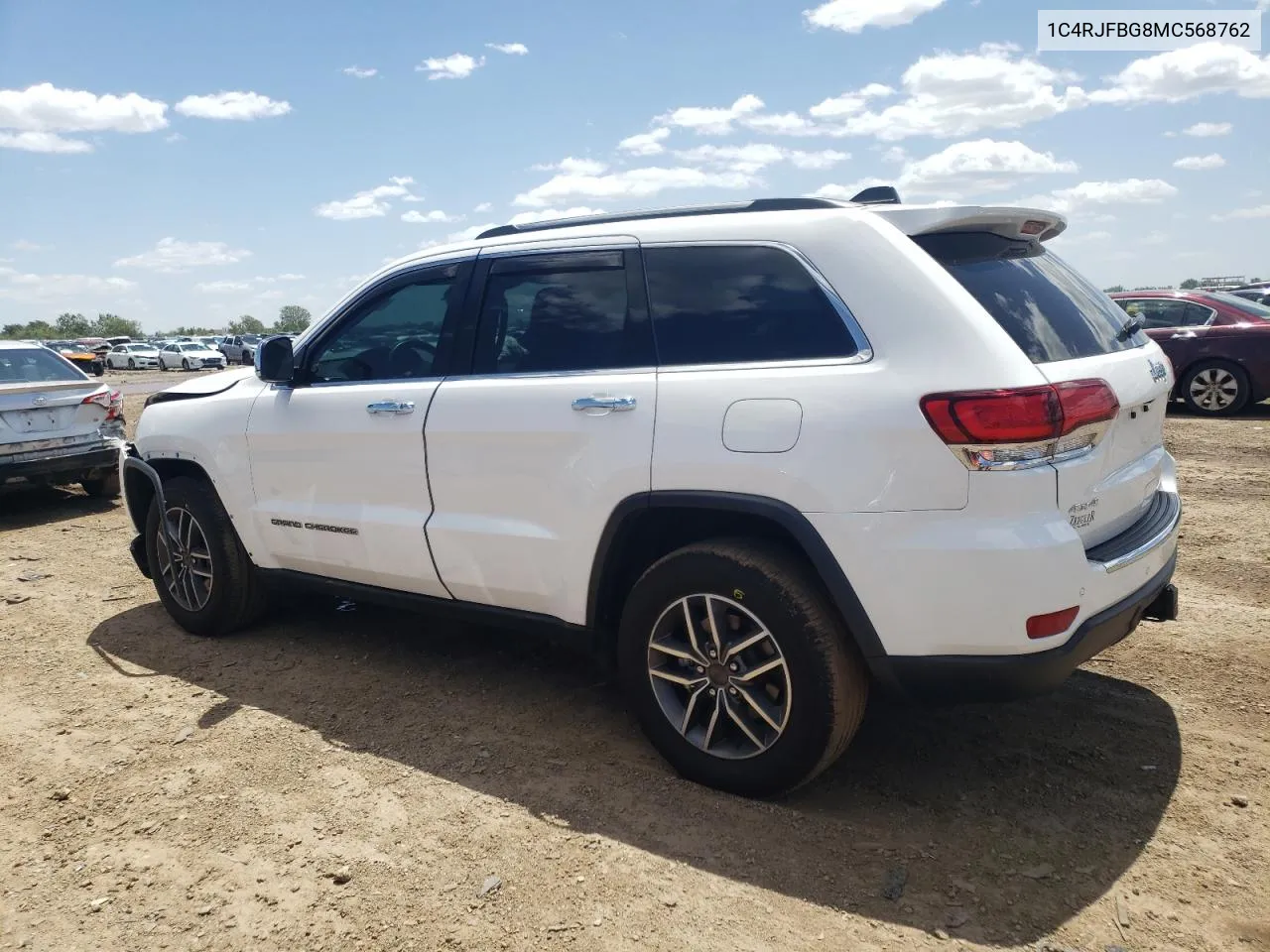 2021 Jeep Grand Cherokee Limited VIN: 1C4RJFBG8MC568762 Lot: 58018024