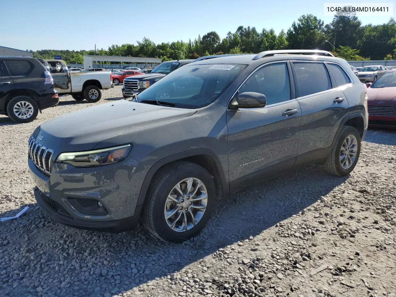 2021 Jeep Cherokee Latitude Plus VIN: 1C4PJLLB4MD164411 Lot: 58500394