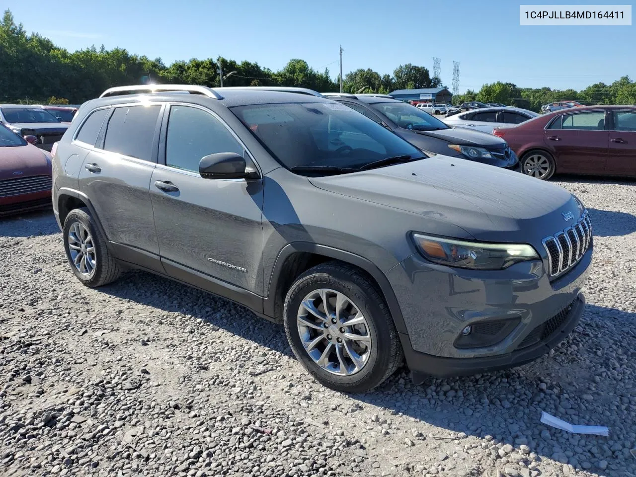 2021 Jeep Cherokee Latitude Plus VIN: 1C4PJLLB4MD164411 Lot: 58500394