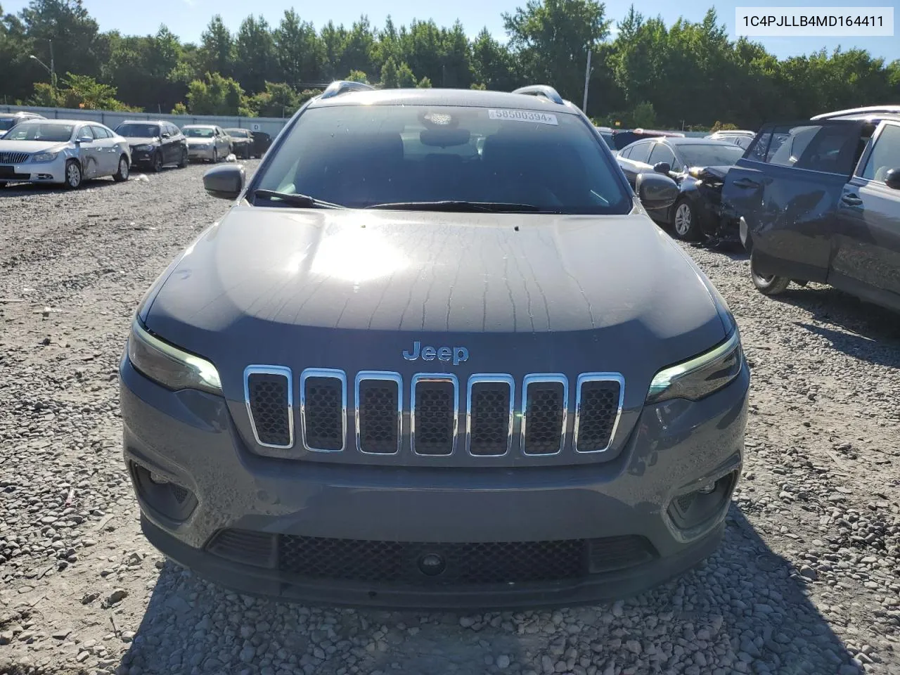 2021 Jeep Cherokee Latitude Plus VIN: 1C4PJLLB4MD164411 Lot: 58500394