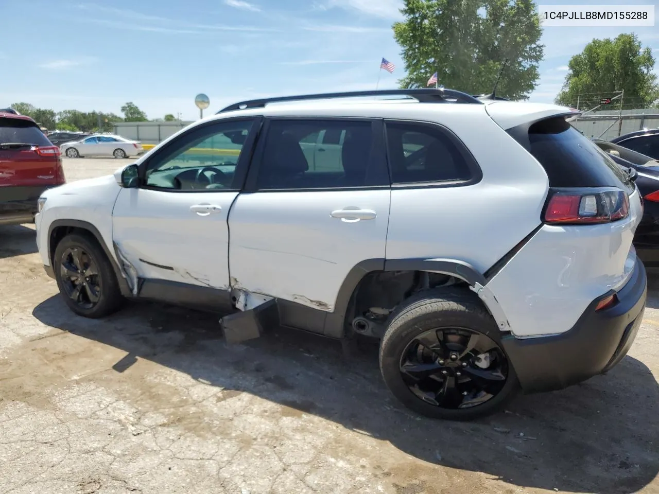 2021 Jeep Cherokee Latitude Plus VIN: 1C4PJLLB8MD155288 Lot: 58513914