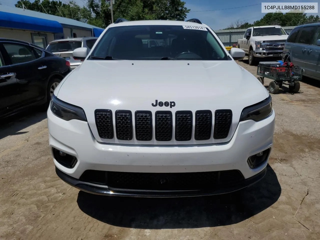 2021 Jeep Cherokee Latitude Plus VIN: 1C4PJLLB8MD155288 Lot: 58513914