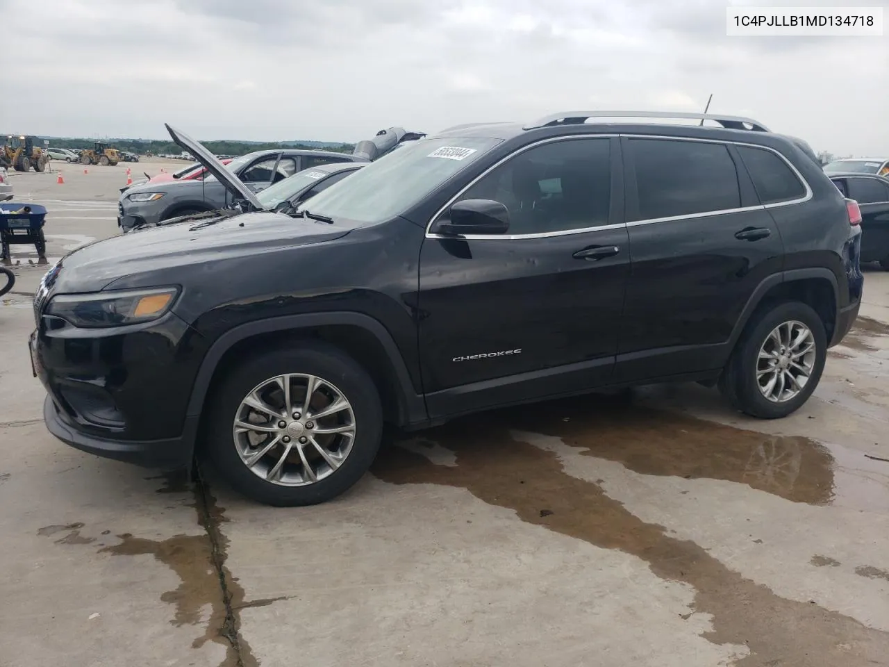 2021 Jeep Cherokee Latitude Plus VIN: 1C4PJLLB1MD134718 Lot: 58533044