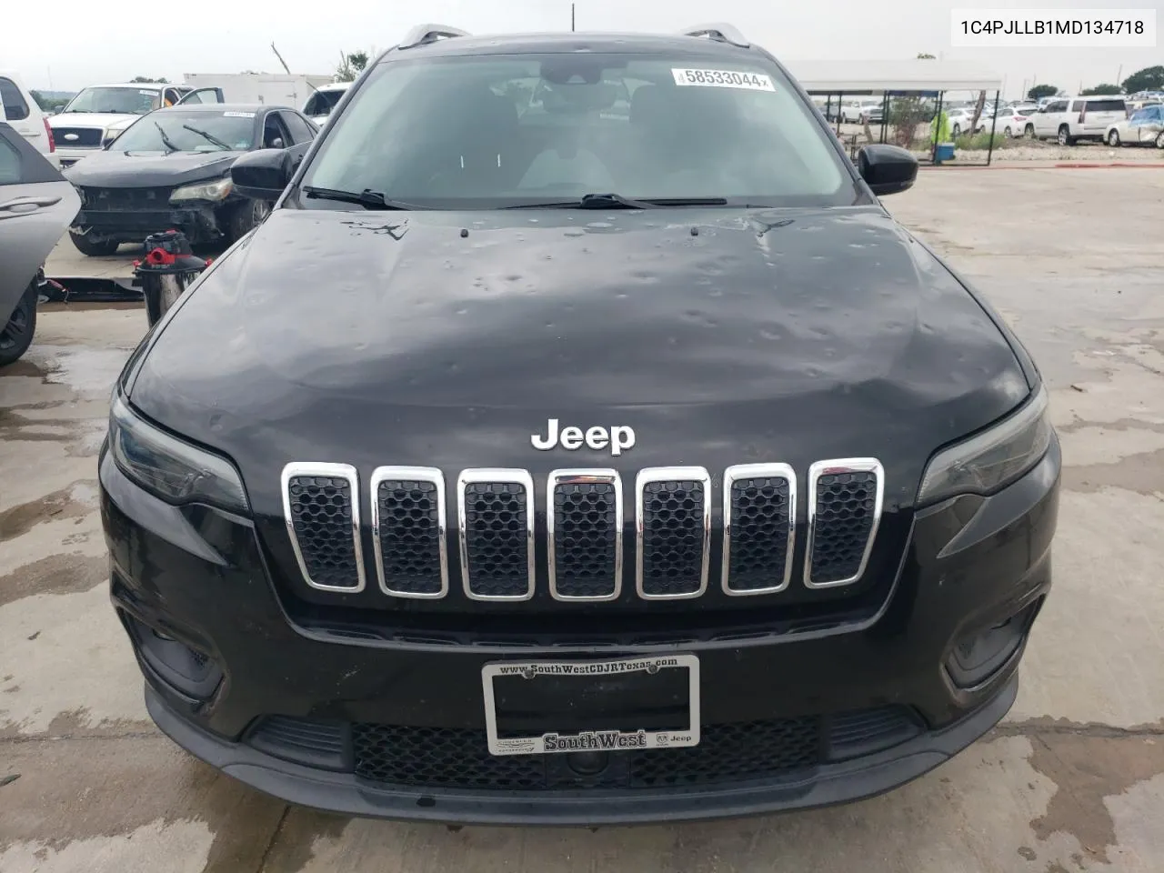 2021 Jeep Cherokee Latitude Plus VIN: 1C4PJLLB1MD134718 Lot: 58533044