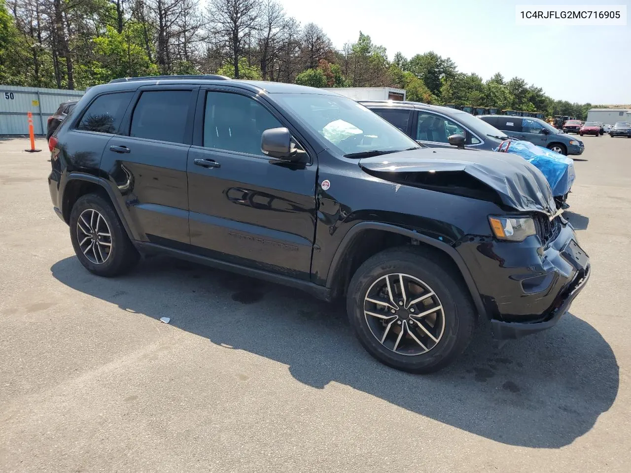 2021 Jeep Grand Cherokee Trailhawk VIN: 1C4RJFLG2MC716905 Lot: 58635574