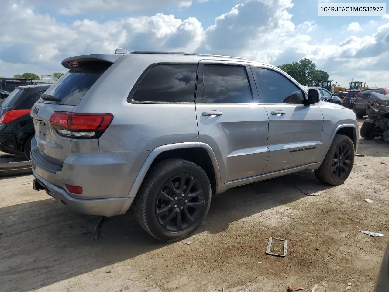 2021 Jeep Grand Cherokee Laredo VIN: 1C4RJFAG1MC532977 Lot: 61716584